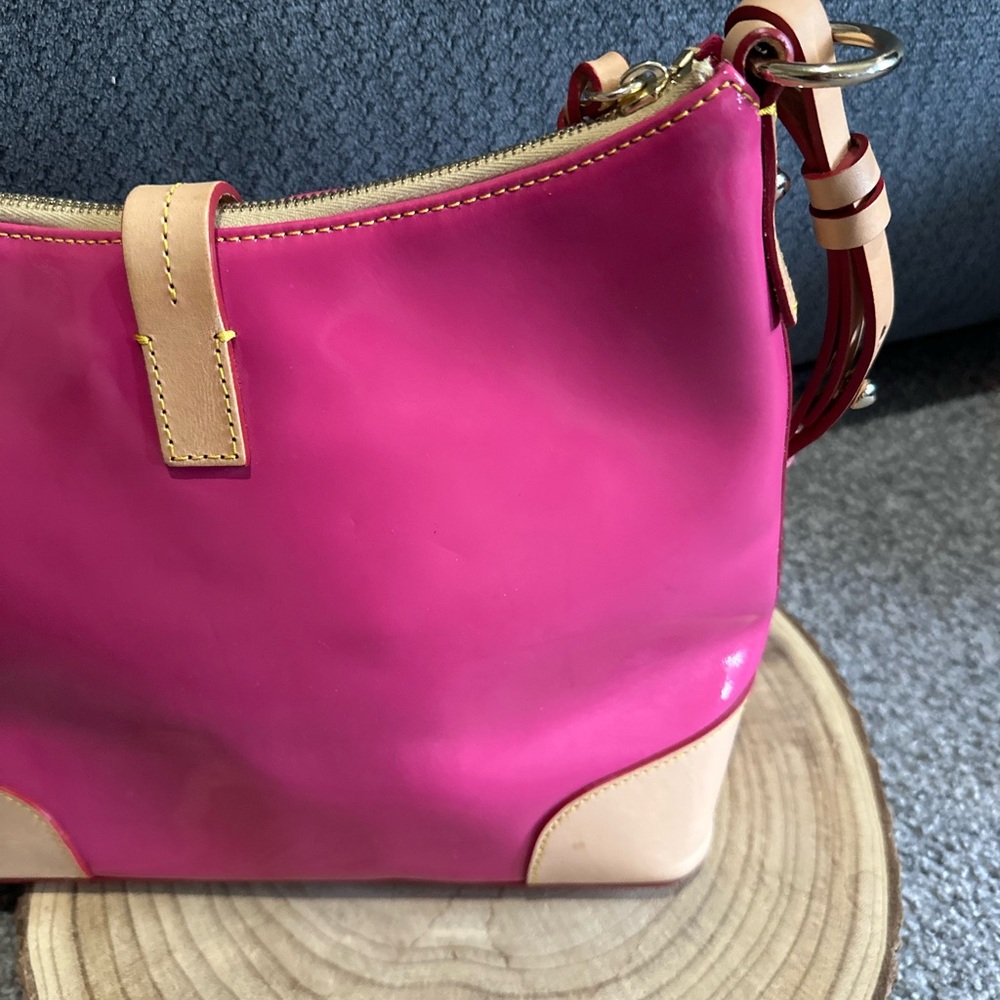 Dooney & Bourke Pink and Tan Women's Bag AS IS - Picture 4 of 15